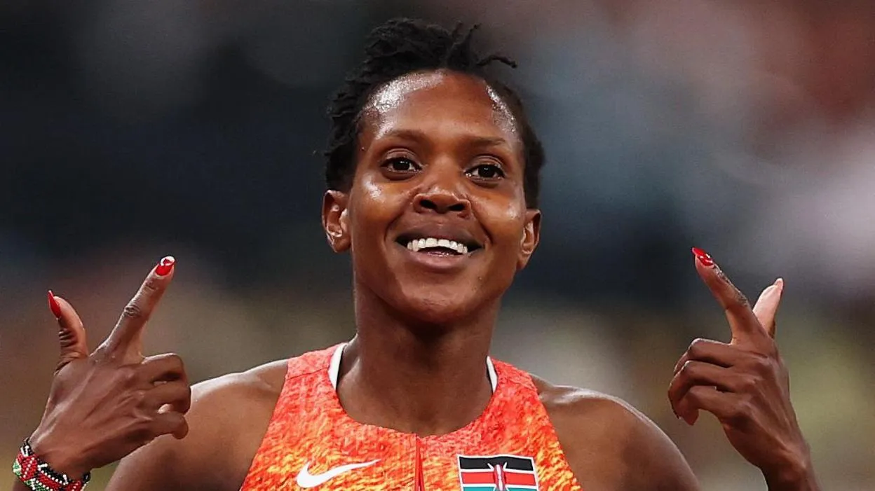 The Kenyan star claims historic fourth global 1500m title